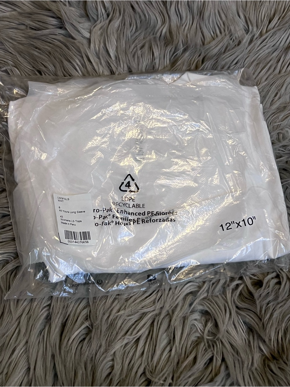 NWT lululemon All Yours Tee Color white - Picture 5 of 7
